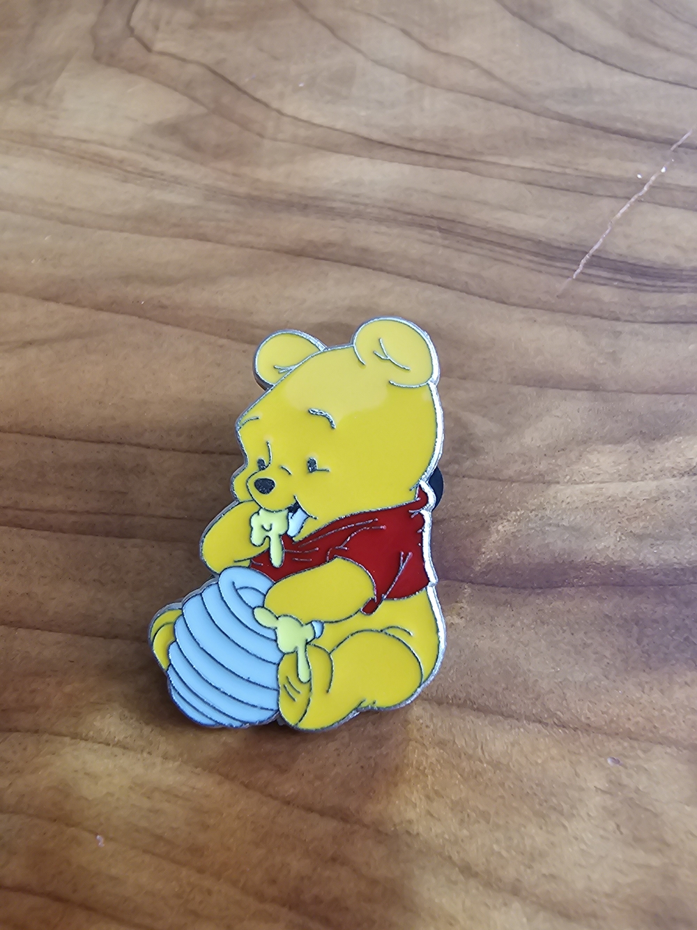 Pooh Bear Honey Pot Enamel Pin - Picture 2 of 3